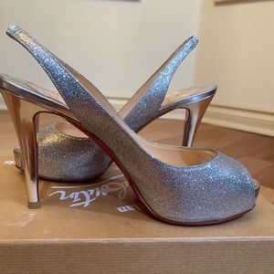 Christian Louboitin N Prive Glitter Heel